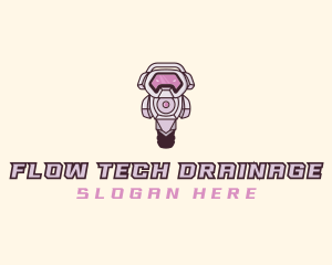 Tech Robot Gamer  logo design