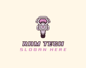 Tech Robot Gamer  logo design