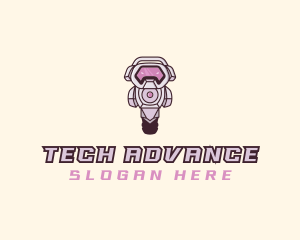 Tech Robot Gamer  logo design