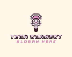 Tech Robot Gamer  logo design