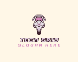 Tech Robot Gamer  logo design