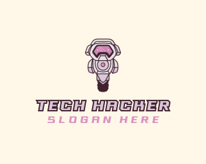 Tech Robot Gamer  logo design