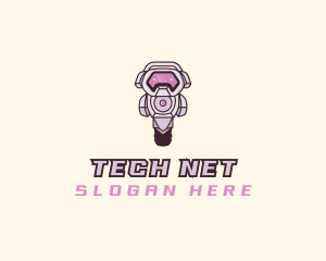 Tech Robot Gamer  logo design