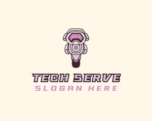 Tech Robot Gamer  logo design