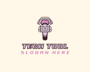 Tech Robot Gamer  logo design