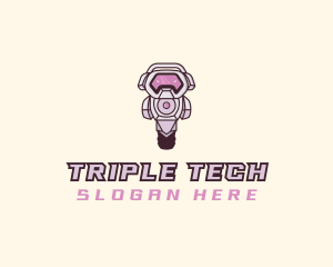 Tech Robot Gamer  logo design