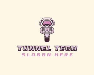 Tech Robot Gamer  logo design