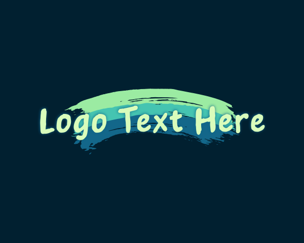 Colorful Brush Paint logo