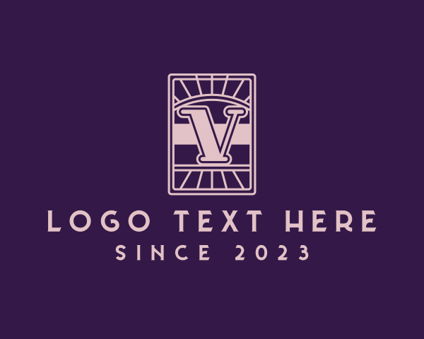 Letterpress logo example 2