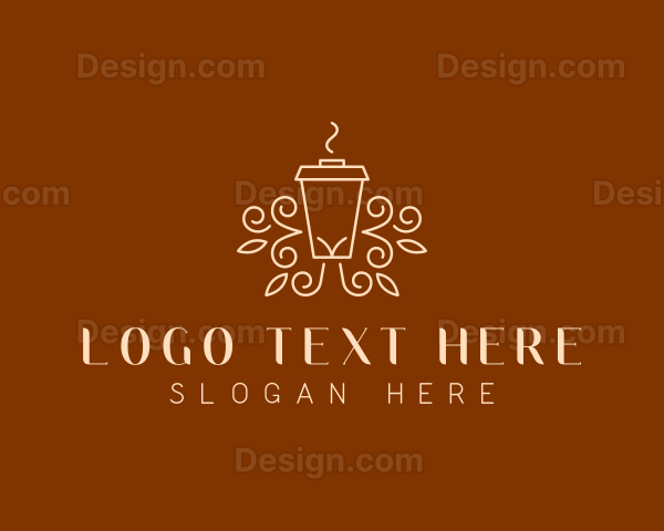 Coffee Beverage Cafe Logo