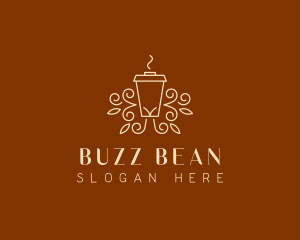 Coffee Beverage Cafe logo design