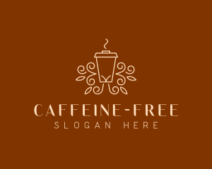 Coffee Beverage Cafe logo design