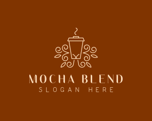 Coffee Beverage Cafe logo design