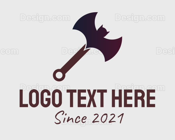 Bat Battle Axe Logo