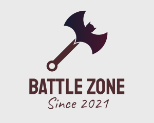 Bat Battle Axe  logo design