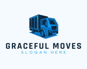 Trucking Moving Vehicle logo design