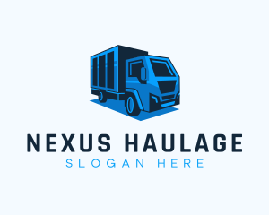 Trucking Moving Vehicle logo design