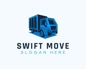 Trucking Moving Vehicle logo design