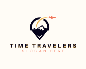 Traveler Location Pin logo design