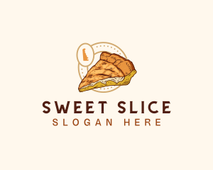 Delaware Creamy Peach Pie logo design