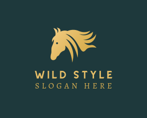 Wild Horse Breeding logo design