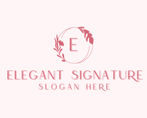 Floral Beauty Boutique logo design