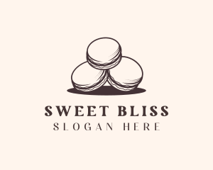 Pastry Macarons Dessert logo design