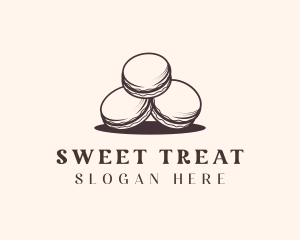 Pastry Macarons Dessert logo design