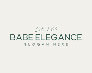 Elegant Beauty Company logo design