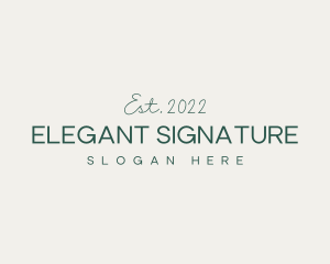 Elegant Beauty Company logo design