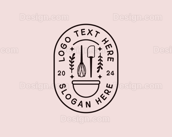 Bakery Whisk Spatula Logo