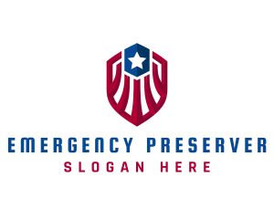 American Protection Shield logo design