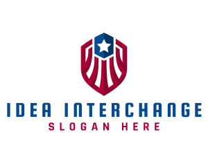 American Protection Shield logo design