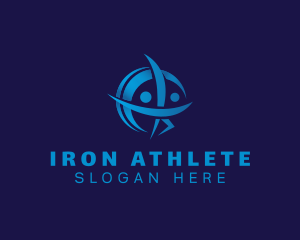 Fitness Gym Athlete logo design