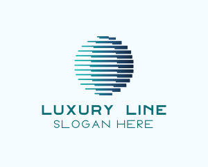 Globe Sphere Lines logo design