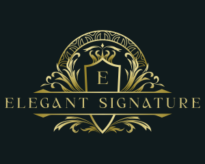 Royalty Ornament Wealth logo design