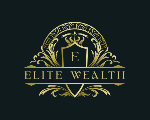 Royalty Ornament Wealth logo design
