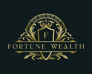 Royalty Ornament Wealth logo design