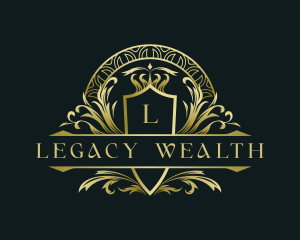 Royalty Ornament Wealth logo design