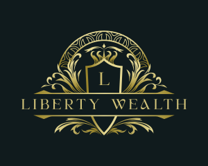 Royalty Ornament Wealth logo design