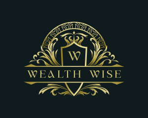 Royalty Ornament Wealth logo design