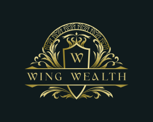 Royalty Ornament Wealth logo design