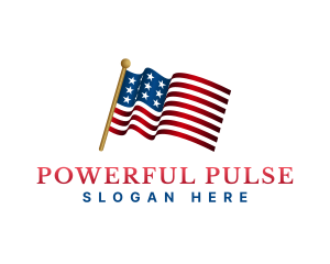American Election Flag logo