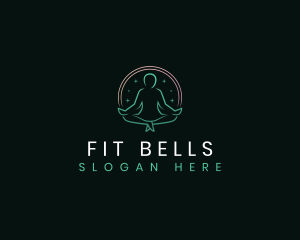 Meditation Yoga Fitness logo design