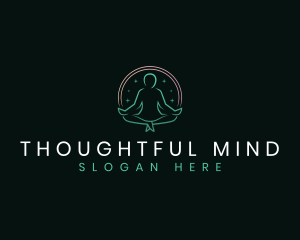 Meditation Yoga Fitness logo design