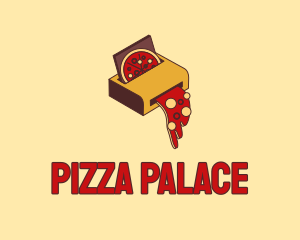 Pepperoni Pizza Printer logo design