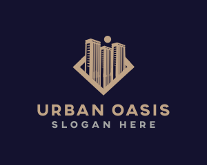 Urban Tower Building logo design