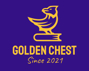 Golden Book Bird  logo design