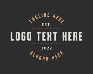 Simple - Simple Retro Badge logo design