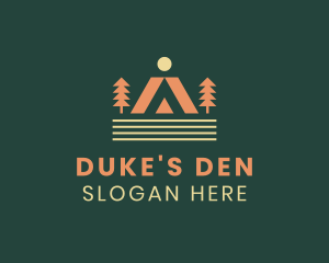 Camping Outdoor Tent logo design